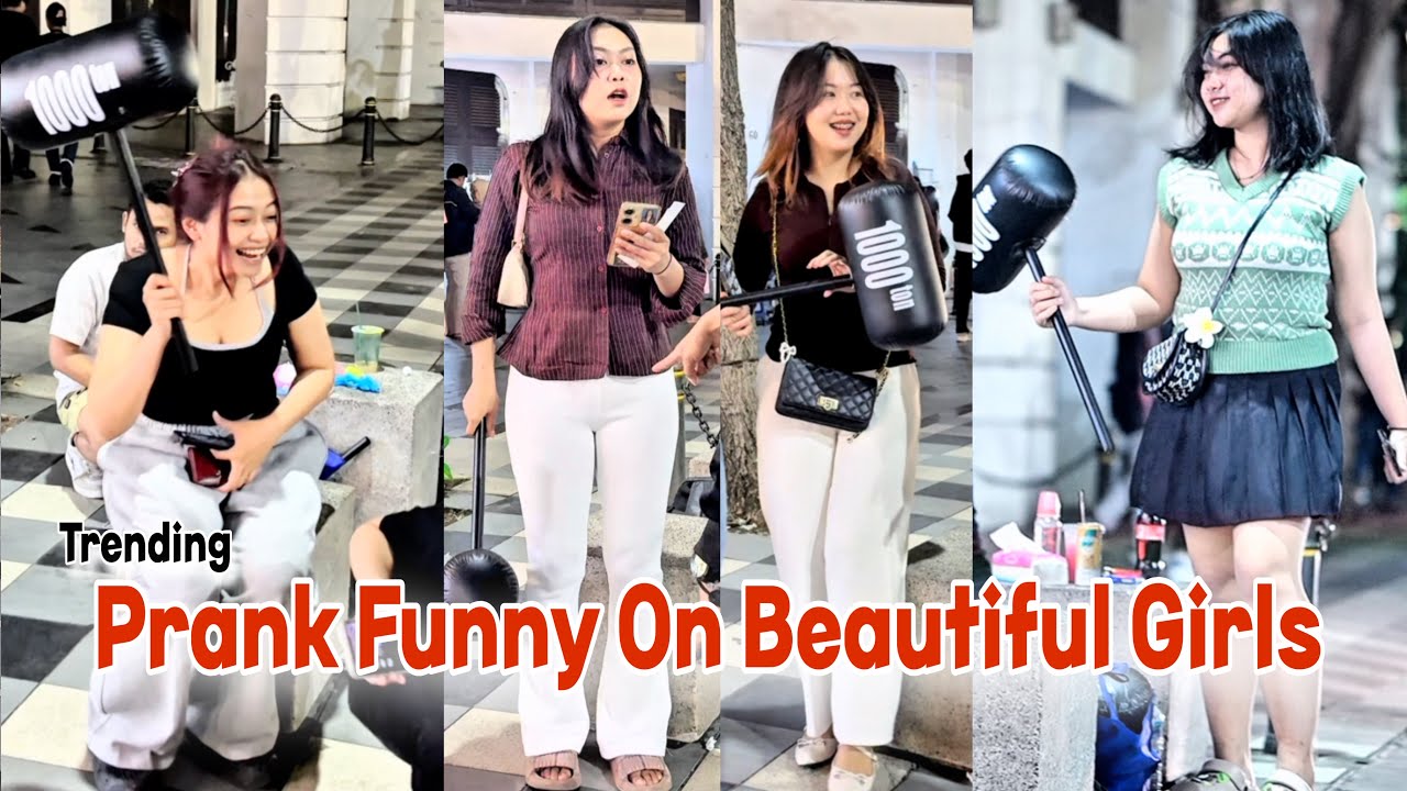 VERY PANICKED BEAUTIFUL LADY 🤣 | PART 5 #comedy #funny #prank #viral 