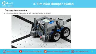 Bài 4 2  Lập trình robot VEX IQ với Bumper Switch