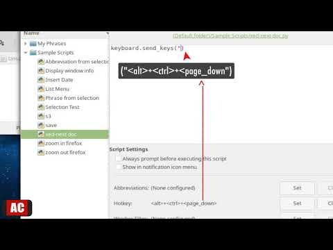 Remap Keys Based On Applications - autokey-gtk (Linux Mint Cinnamon)
