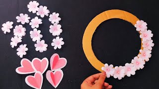 Unique and easy flower Wall hanging | Quick Paper Craft for Home Decoration | Wall Hanging | DIY