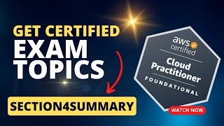 AWS-Cloud Practitioner Course- 029-Section4- Section 4 Summary
