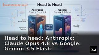 Head to head: Anthropic: Claude Opus 4.8 vs Google: Gemini 3.5 F… — and more by RuntimeWire (Jun 24)