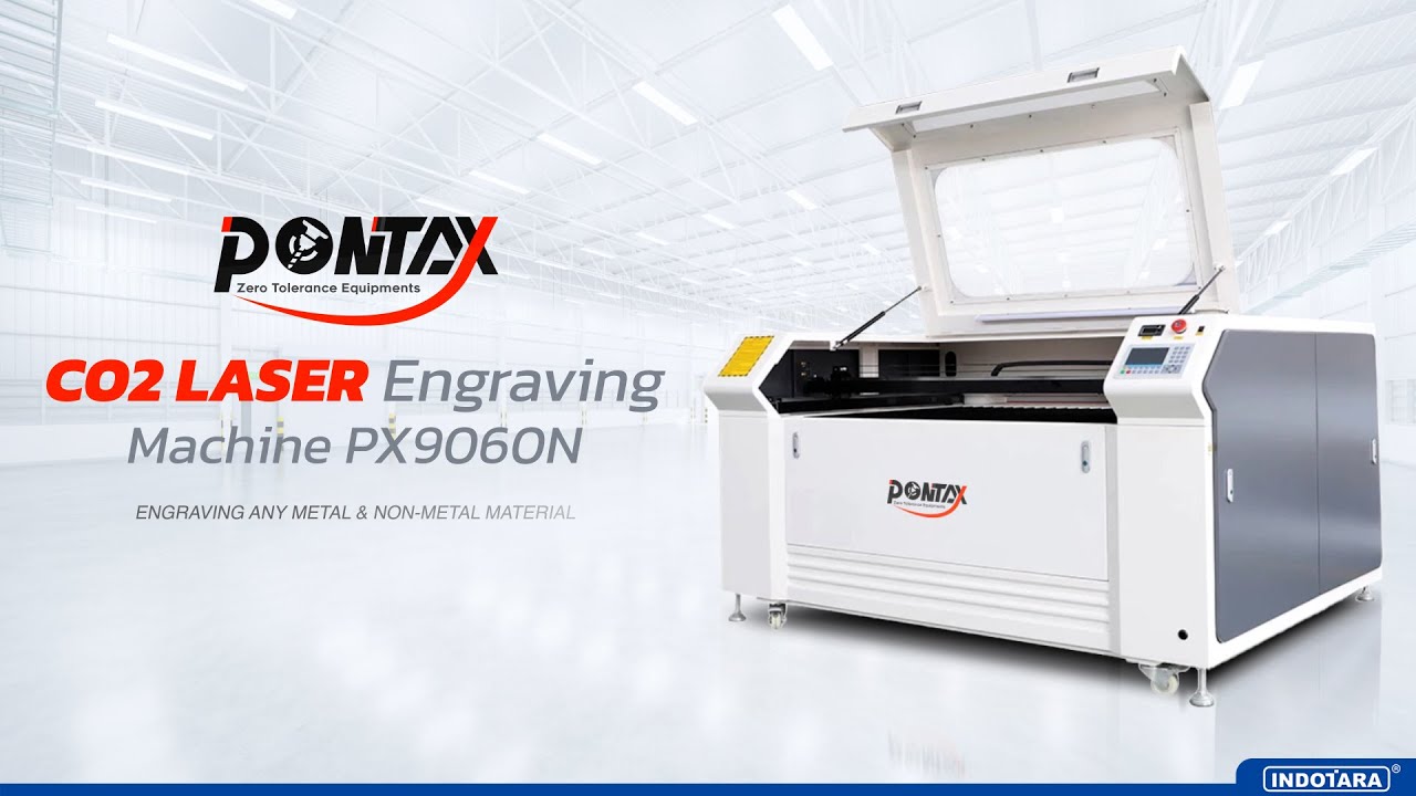 PONTAX CO2 LASER ENGRAVING MACHINE PX9060N, ENGRAVING ANY NON METAL