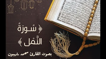 27 - سورة النمل بصوت القارئ محمد شهبون