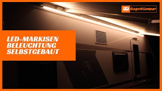 Markisenbeleuchtung An Der Thule Omnistor Vom Wohnwagen Nachrüsten Led-Leiste Diy Tipp