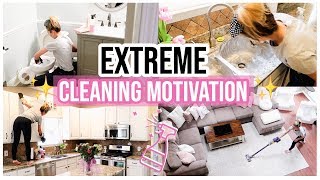 EXTREME CLEANING MOTIVATION ✨💪CLEAN WITH ME HOUSE DECLUTTER + CLEANING VIDEO | Brianna K