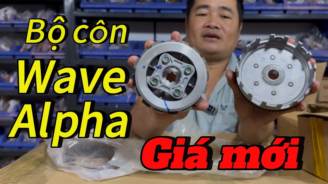 Bộ côn wave alpha ( bộ nồi ) / phụ tùng honda chính hãng