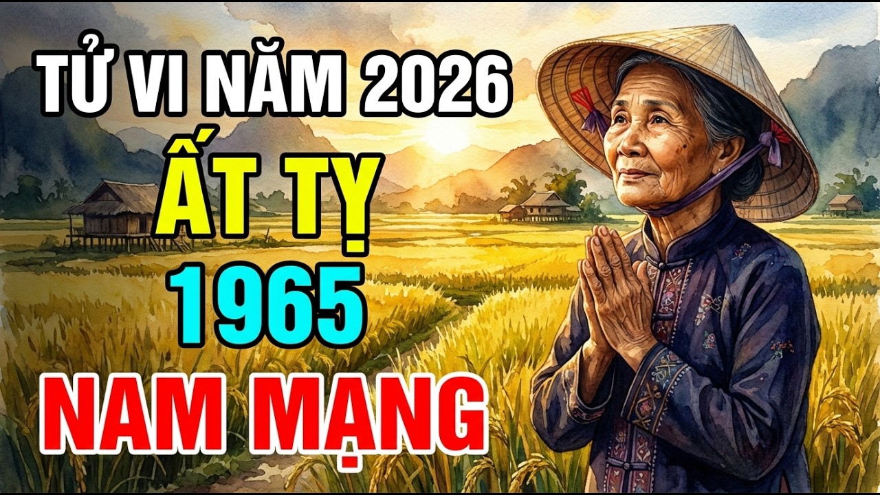 Tử Vi Tuổi Tỵ 1965 Nam Mạng Năm 2026: Sao Thái Âm Chiếu Mệnh, Tài Lộc Bùng Nổ, Sức Khỏe Bình An