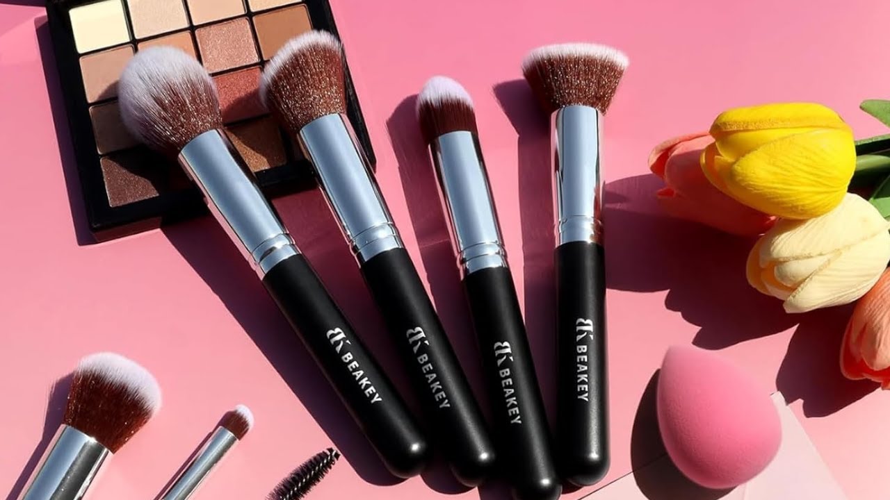 BEAKEY Makeup Brushes Set 🖌️💖 | Professional-Grade for Flawless Application