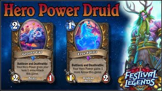 Hero Power Druid's Almost There! Renethal Ramp - Festival of Legends Standard Ladder