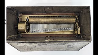 Early Sectional Comb Antique Music Box By Rochat