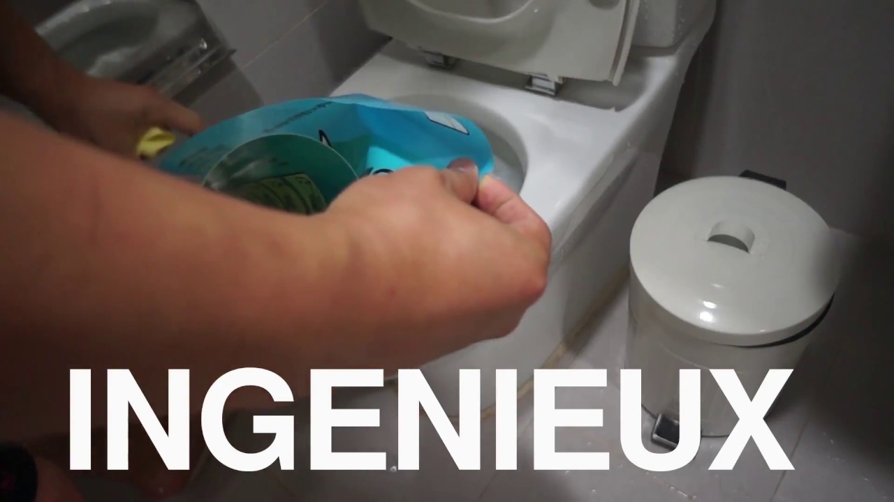 Comment Déboucher Toilettes - Facilement en 1 minute - YouTube