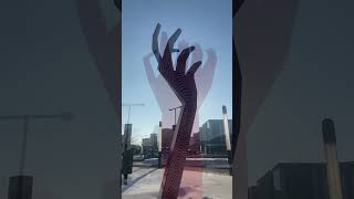Amazing hand sculptures in Obihiro - Hokkaido - #Shorts!