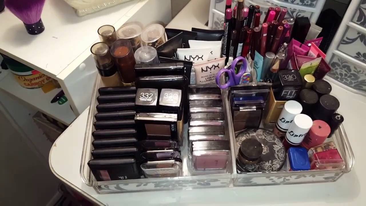 Simple & Inexpensive Makeup Storage YouTube