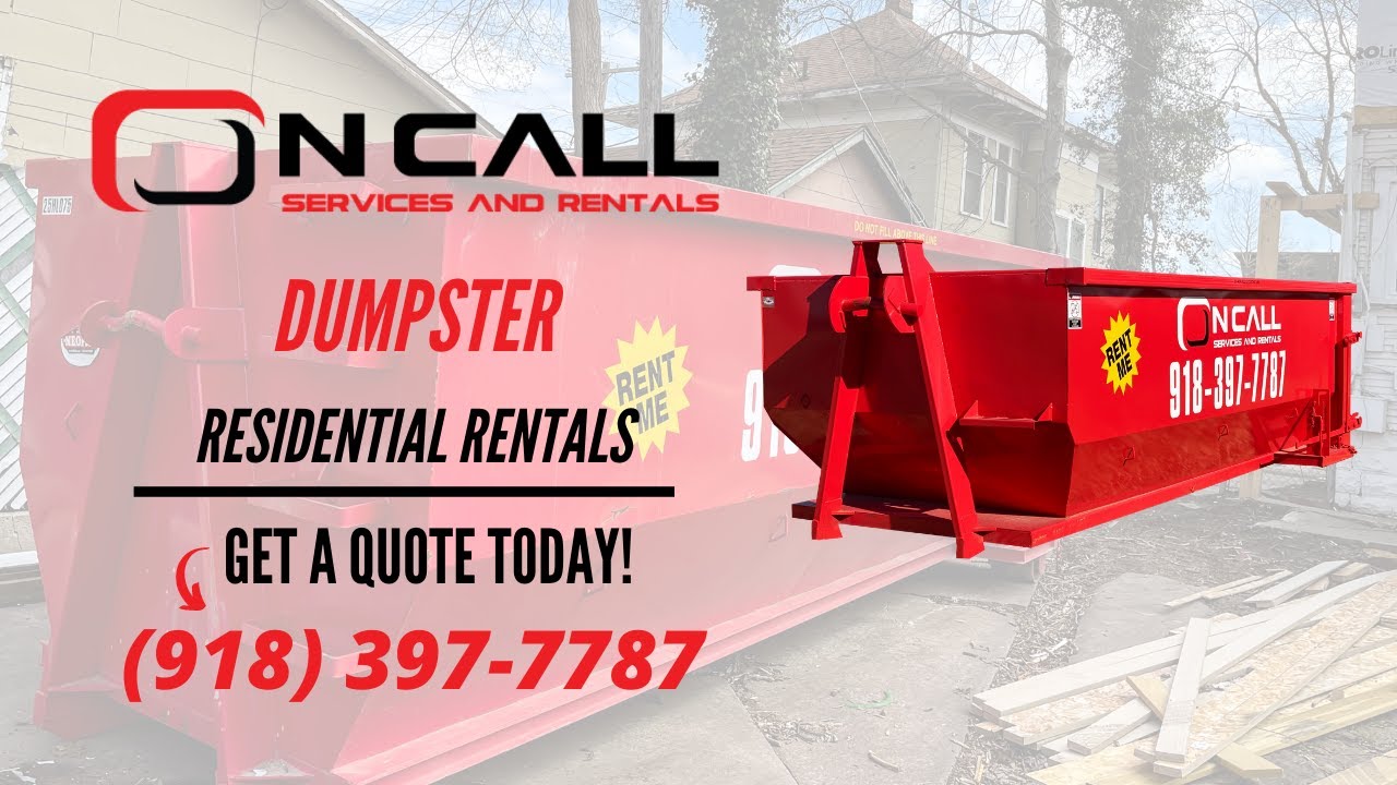 Residential Dumpster Rentals in Tulsa
