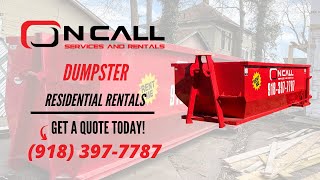 Residential Dumpster Rentals in Tulsa