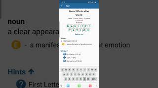 WIZ - Word Quiz - Guess 3 Words a Day #174 screenshot 5
