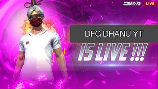 @DFG DHANU YT IS LIVE 1v1 0by4 30 Rupees ROOM S AND 1V2 GULID TEST