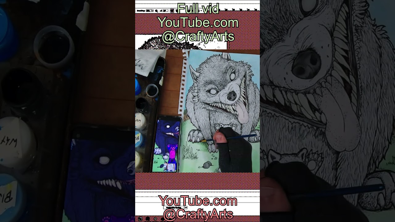 Wolf and Panda Friend