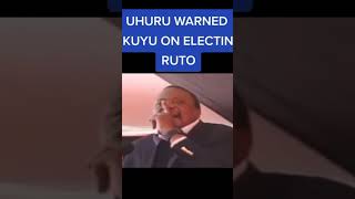 Uhuru kenyatta funny warning kikuyus during campaign 😂😂🇰🇪 #shorts #uhurukenyatta #funnyshorts