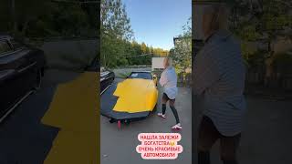 Выставка раритетных авто. #shorts Лиса рулит