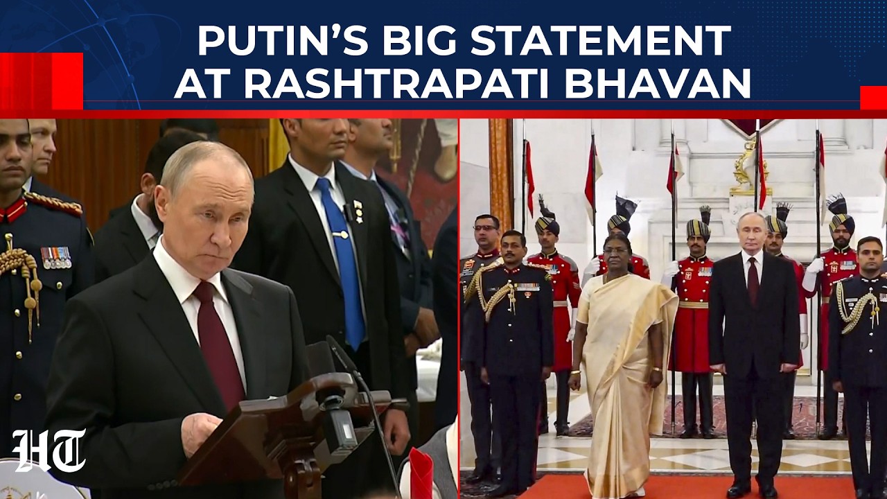 Выступление Путина в Раштрапати Бхаване подчеркивает роль Индии в евразийском пространстве с помо...