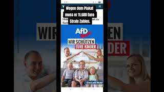 Nur Die Afd 11.600 Euro Geldstrafe Wegen Einem Wahlplakat.