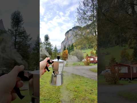 Morning coffee📍Lauterbrunnen Switzerland