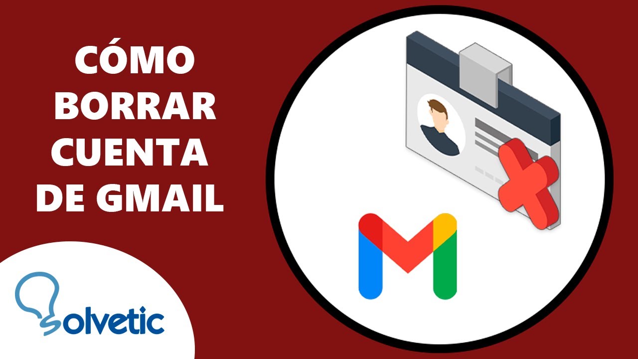 Como BORRAR CUENTA de GMAIL 2024 - Guia Completa - YouTube