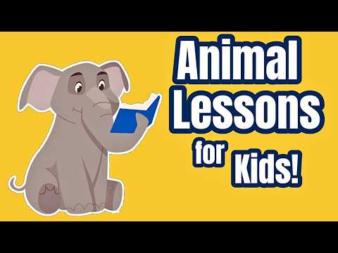 Animal Lessons for Kids | Learn About Land and Sea Animals