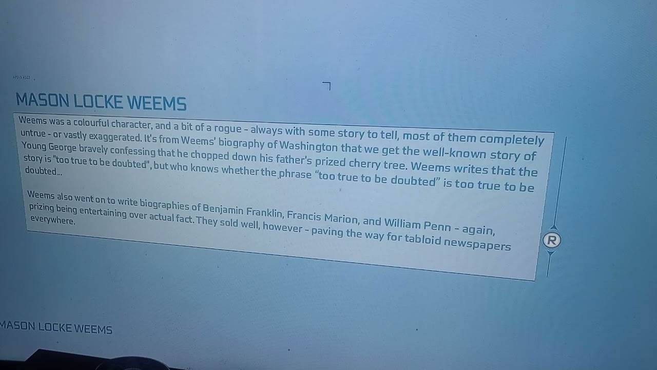 mason locke weems in assassin's Creed 3 Saturday December 28th 2024