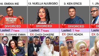 17 Nollywood Actors you didn’t know are divorced & their Ex Wives