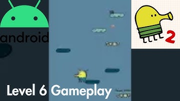 Doodle Jump 2 for Android: Level 6 Gameplay (1762 Points, 13 Stars)