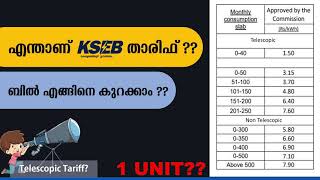 kseb bill calculation malayalam | kseb tariff rates 2020 |  എങ്ങിനെ കറന്റ് ബിൽ കുറക്കാം ? screenshot 3