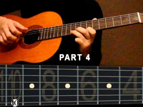 Guitar lesson Yiruma - River flows in you(solo) Part2