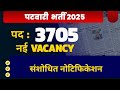 Patwari Bharti 2025 Notification OUT | Last Date, Eligibility, Age, Vacancy Full Detail।पटवारी2025