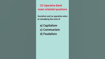 Co operative Bank exam oriented questions. #cseb #psc #study #shorts