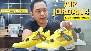 SNEAKERS UNBOXING: Air Jordan 4 Lightning Force | The Cebuano Hotelier