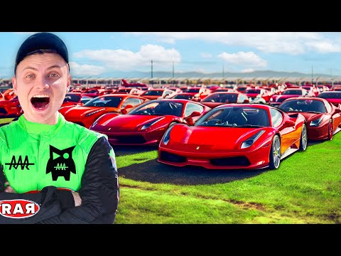 DRIVING ONLY ONE COLOR OF SUPERCAR for 24 HOURS!!