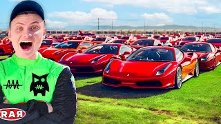 DRIVING ONLY ONE COLOR OF SUPERCAR for 24 HOURS!!