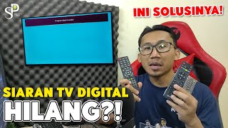 INI PENYEBAB Siaran TV Digital Hilang Semua | Gara - Gara Tombol Ini