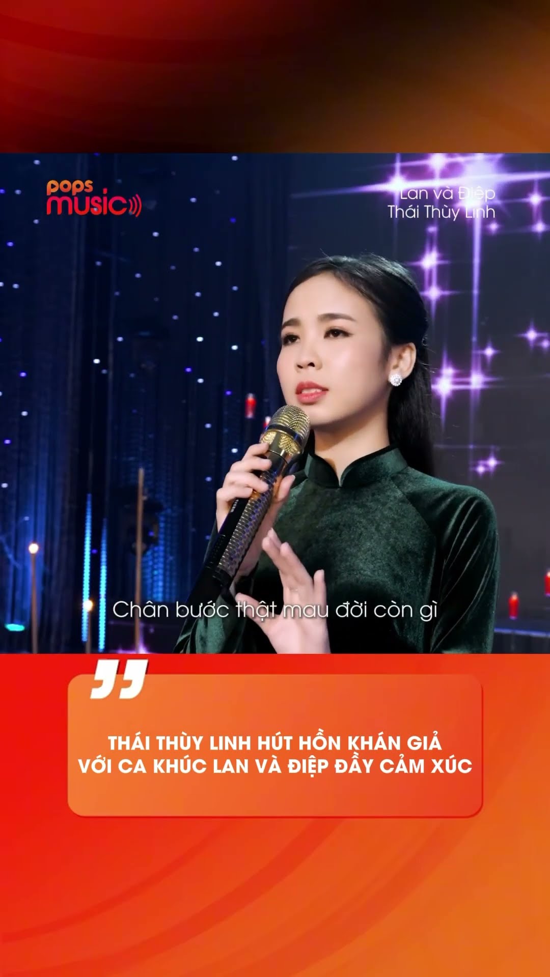 Thái Thuỳ Linh hút hồn khán giả với ca khúc “Lan Và Điệp” đầy cảm xúc