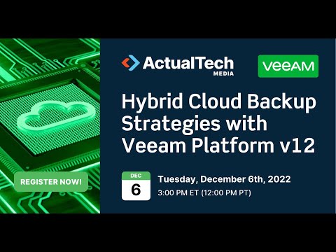 Hybrid Cloud Backup Strategies with Veeam Platform v12 - YouTube