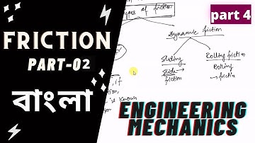 FRICTION P 02 II ENGINEERING MECHANICS II PART  01II CIVIL ENGINEERING BANGLA