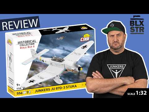 COBI-5768 JUNKERS JU-87D-3 STUKA “East Front” 🔥 Speed ​​Build & Historical Facts