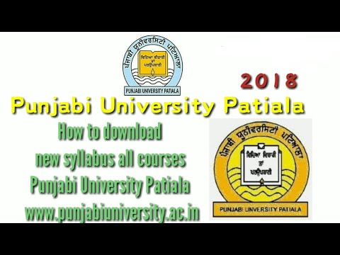 phd course work syllabus punjabi university patiala