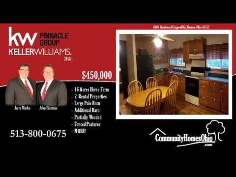 6884 Woodward Claypool Rd, Morrow, OH home video tour