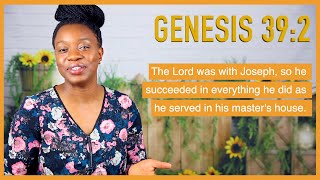 MEMORISE GENESIS 39:2 WITH ME - Memory Verse with Ms.T | Bible Devotions for Everyone