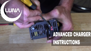 Luna Cycle 52v ebike battery Charger 300w  Use Instructions