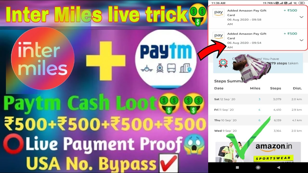 Hindi Intermiles App new update 5m free redeem free Offer Unlimited Refer Trick 👍